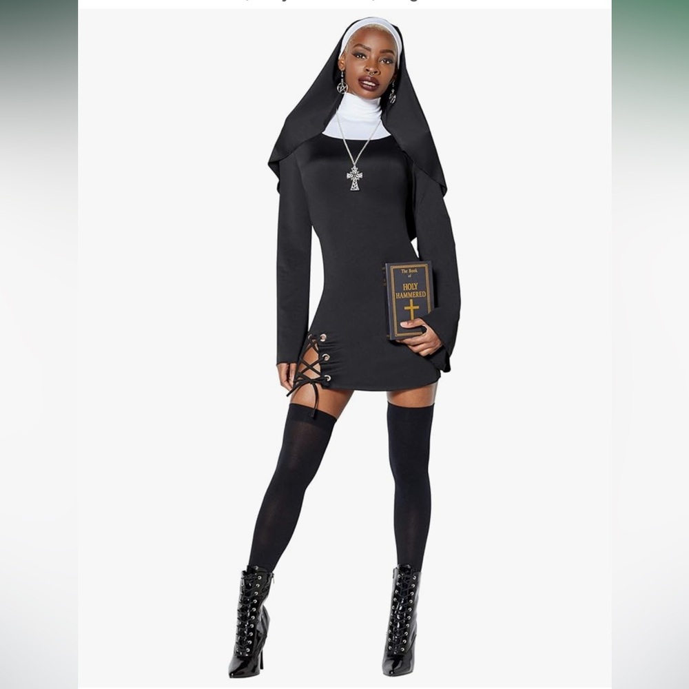Adult Sinful Sister Costume | Nun Cosplay